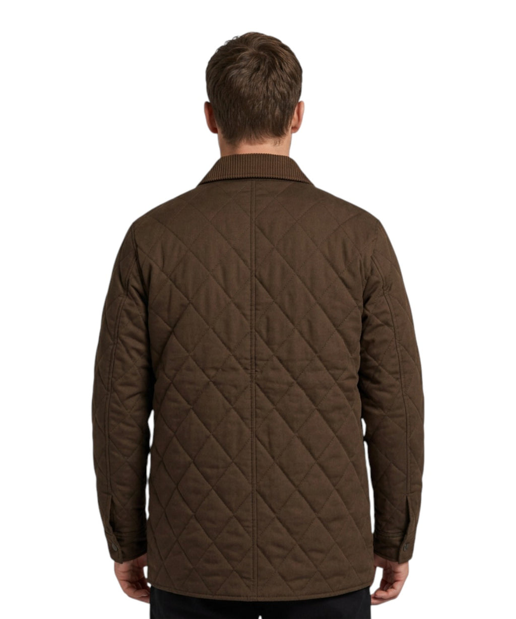 Veste Homme MC2 Saint Barth Bexley matelassée en coton ciré