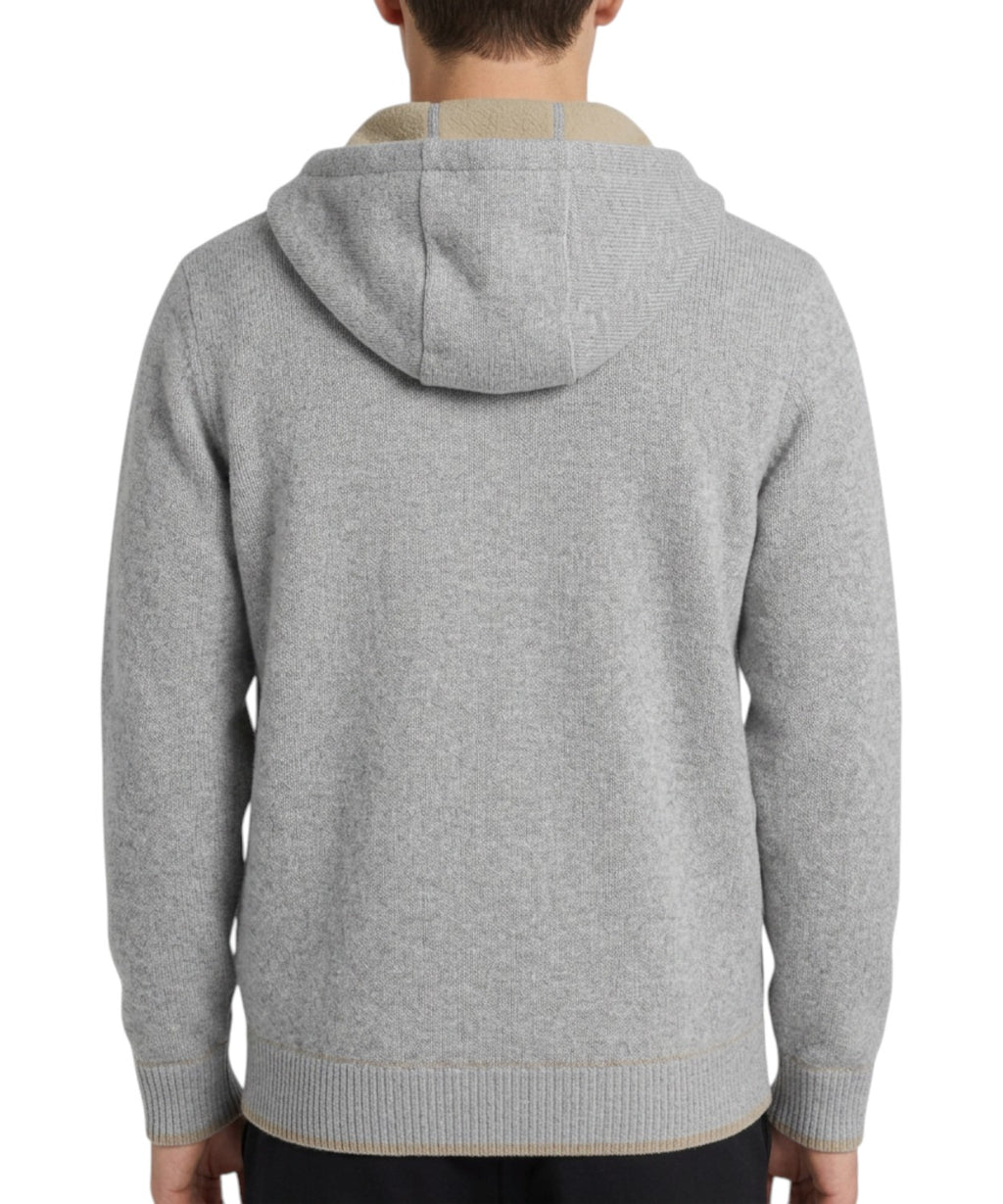 Sweatshirt MC2 Saint Barth Legacy zippé à capuche en maille