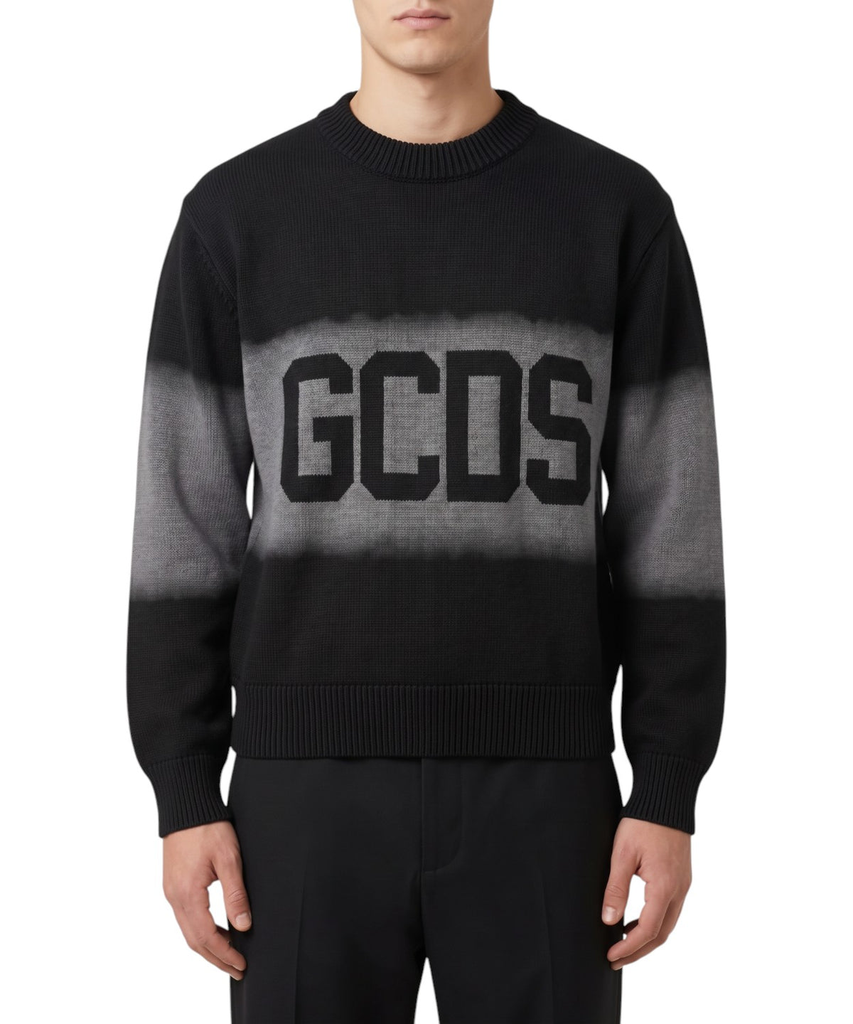 Pull GCDS à col rond avec maxi logo