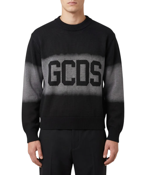Pull GCDS à col rond avec maxi logo