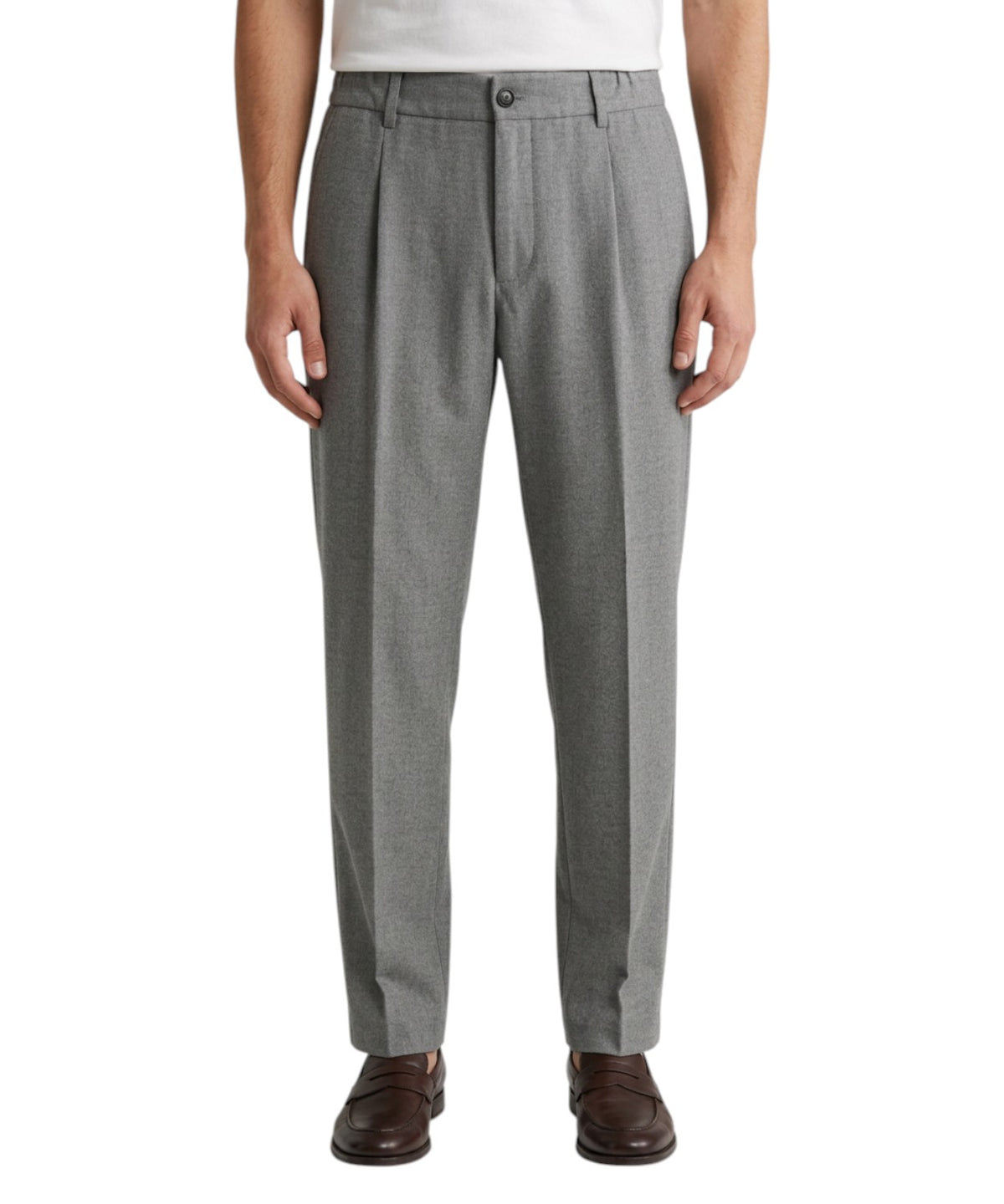 Pantalons avec cordon de serrage en laine vierge BE ABLE