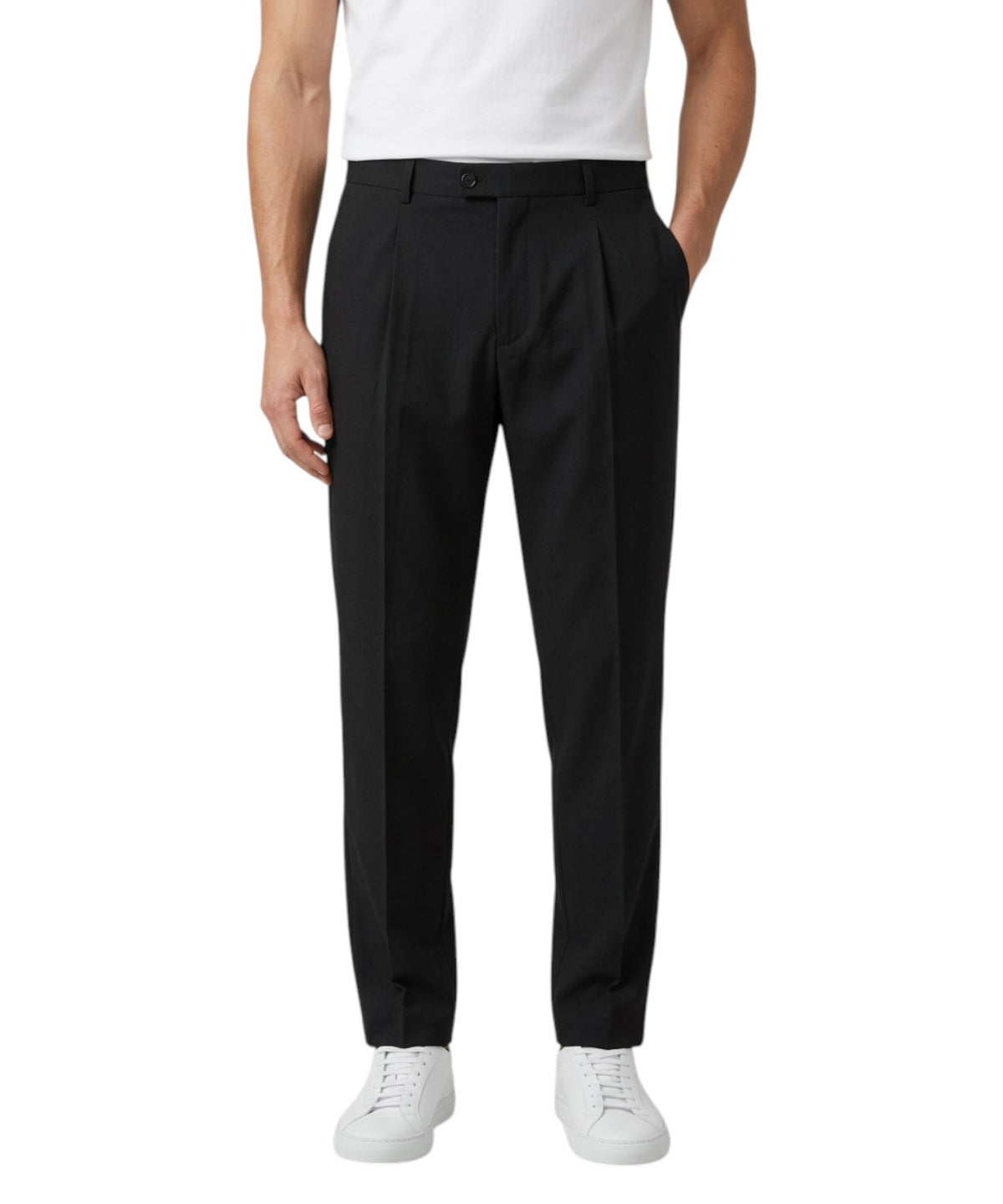 Pantalons élégants en laine stretch pour Homme