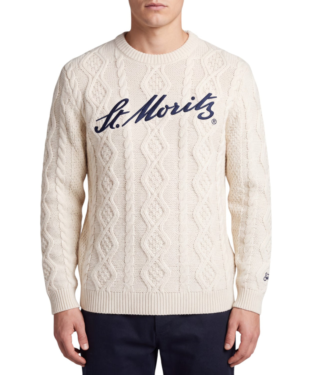 Pull Bergen Tricot en laine MC2 Saint Barth