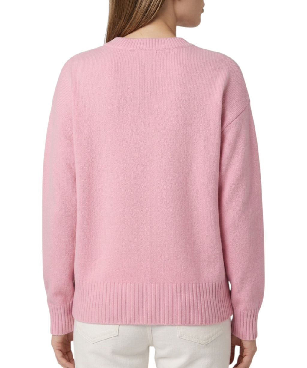 Maglia Girocollo Tessa in Misto Cashmere Snoopy