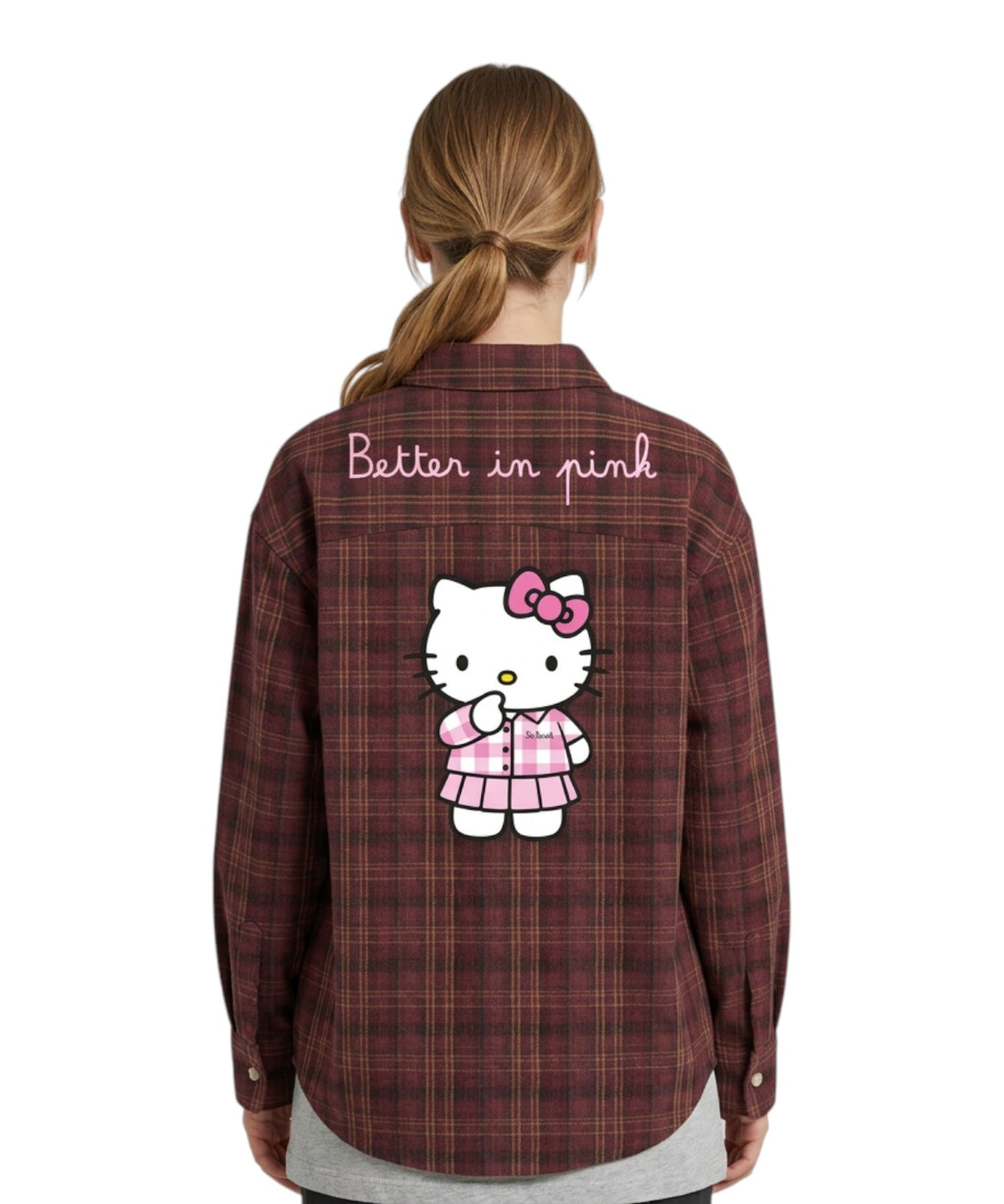 Chemise Tartan Snoopy de MC2 Saint Barth en flanelle