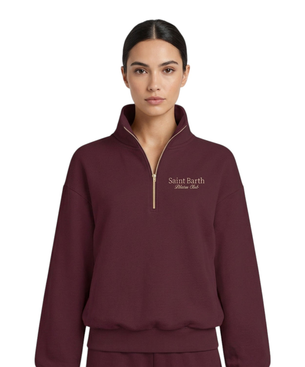 Sweat-shirt demi-zippé MC2 Saint Barth Pilates Club