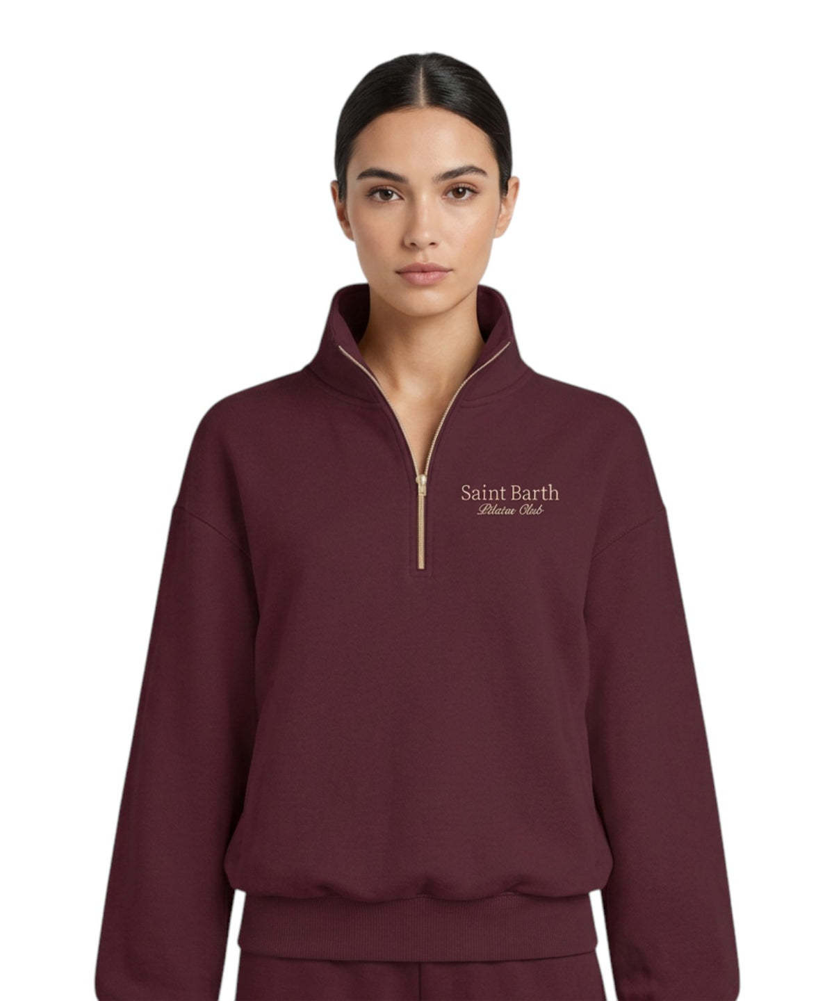 Sweat-shirt demi-zippé MC2 Saint Barth Pilates Club