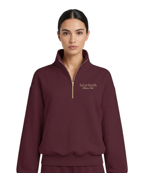 Sweat-shirt demi-zippé MC2 Saint Barth Pilates Club