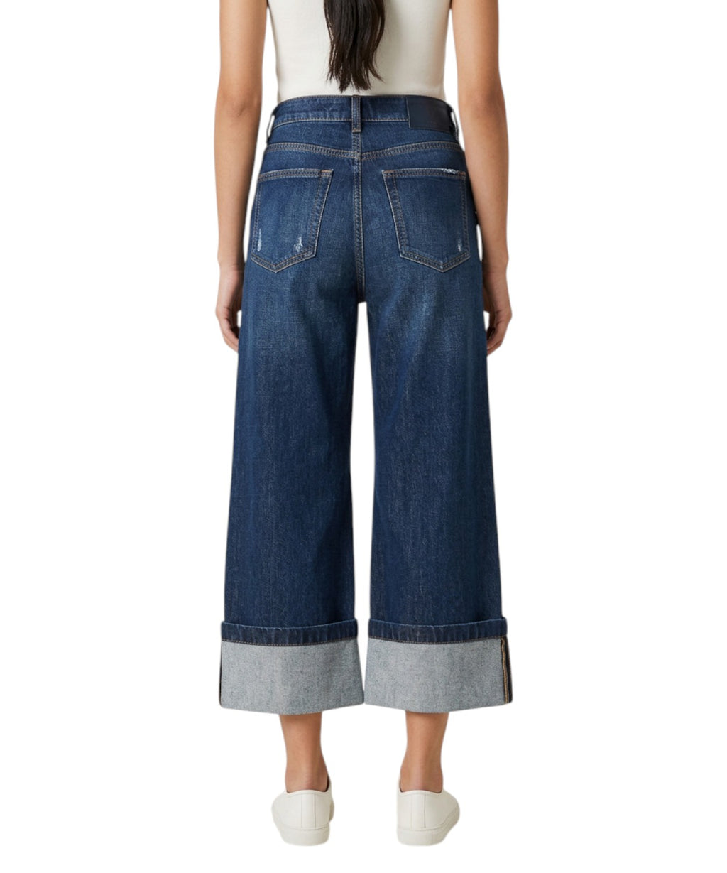 Jeans Pinko Cyntia Donna con Cintura e Risvolto