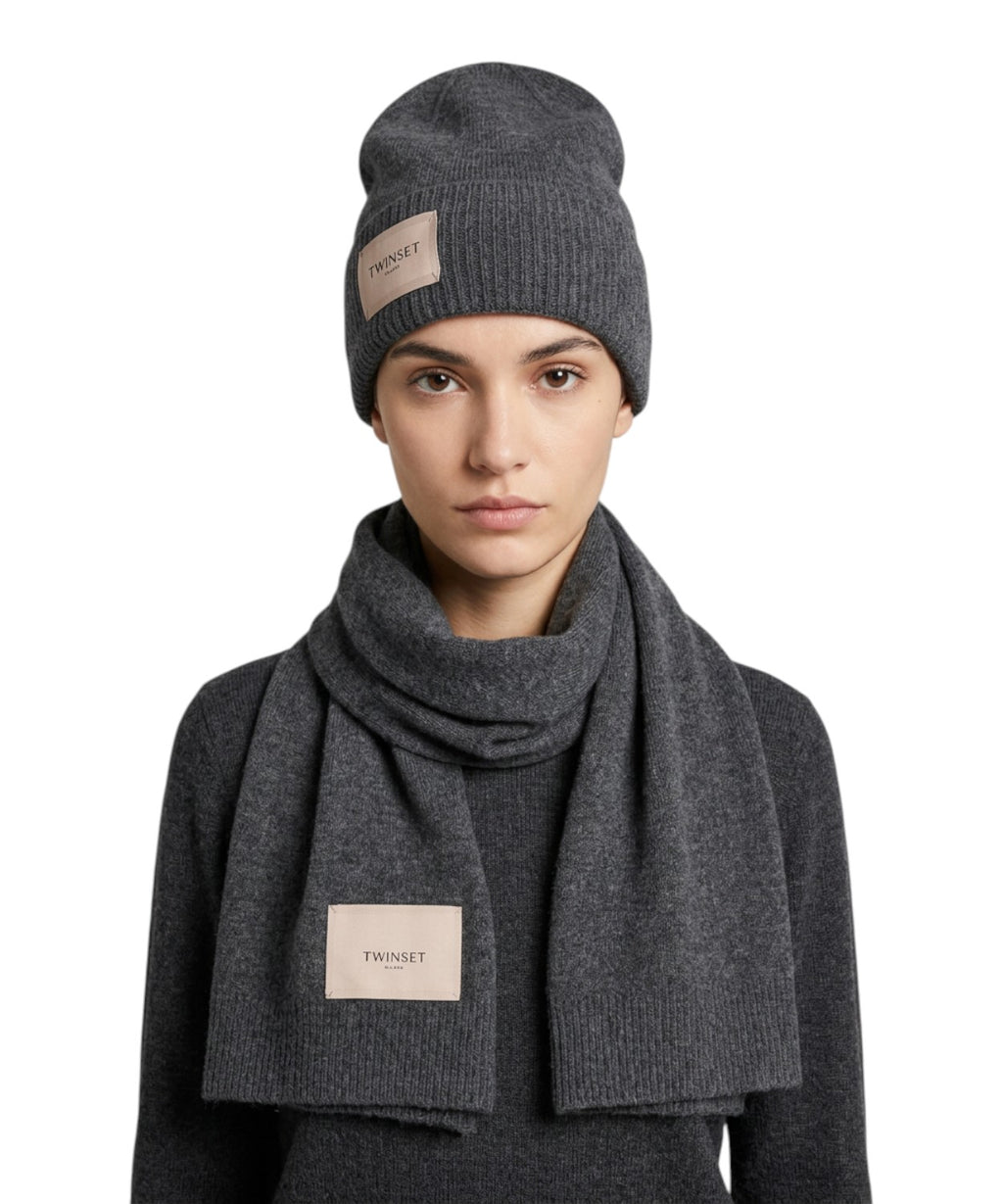 Sciarpa Donna in Lana Twinset con Logo