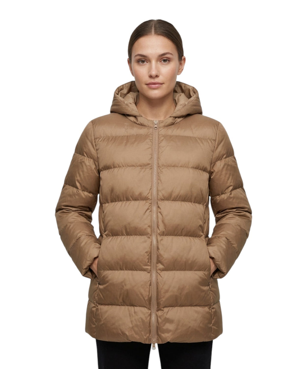 Piumino Midi MM Max Mara Cangiante in Nylon Tecnico