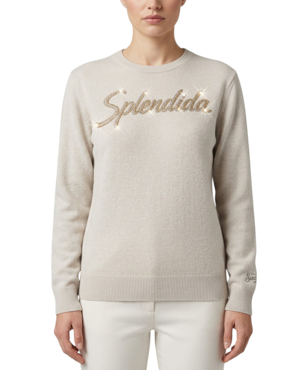 Maglione Alpaca New Queen Strass SPLENDIDA
