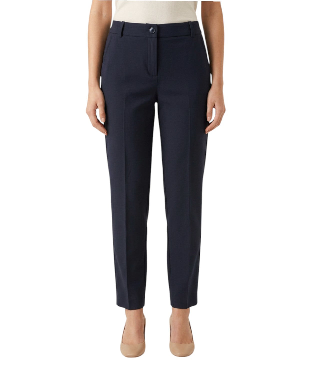 Pantalone Marella a Sigaretta con Tasche Americane