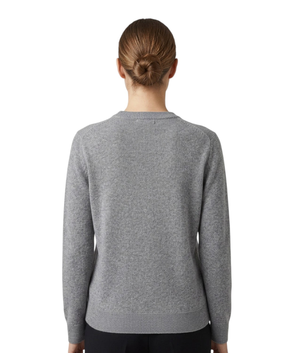Pull col rond New Queen avec jacquard Snoopy