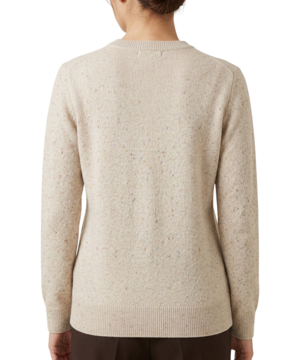 Pull New Queen Donegal avec broderie Country Poodle