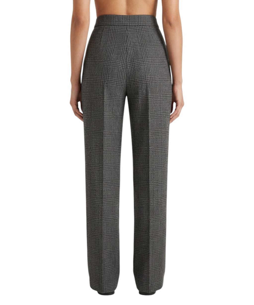 Pantalons MM Max Mara en prince-de-galles