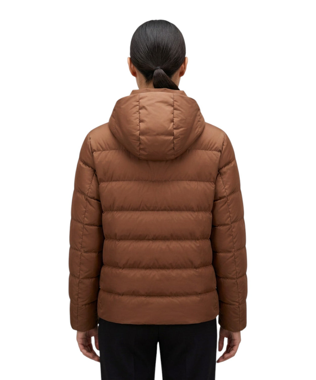 Piumino Midi Cangiante MM Max Mara in Nylon Tecnico