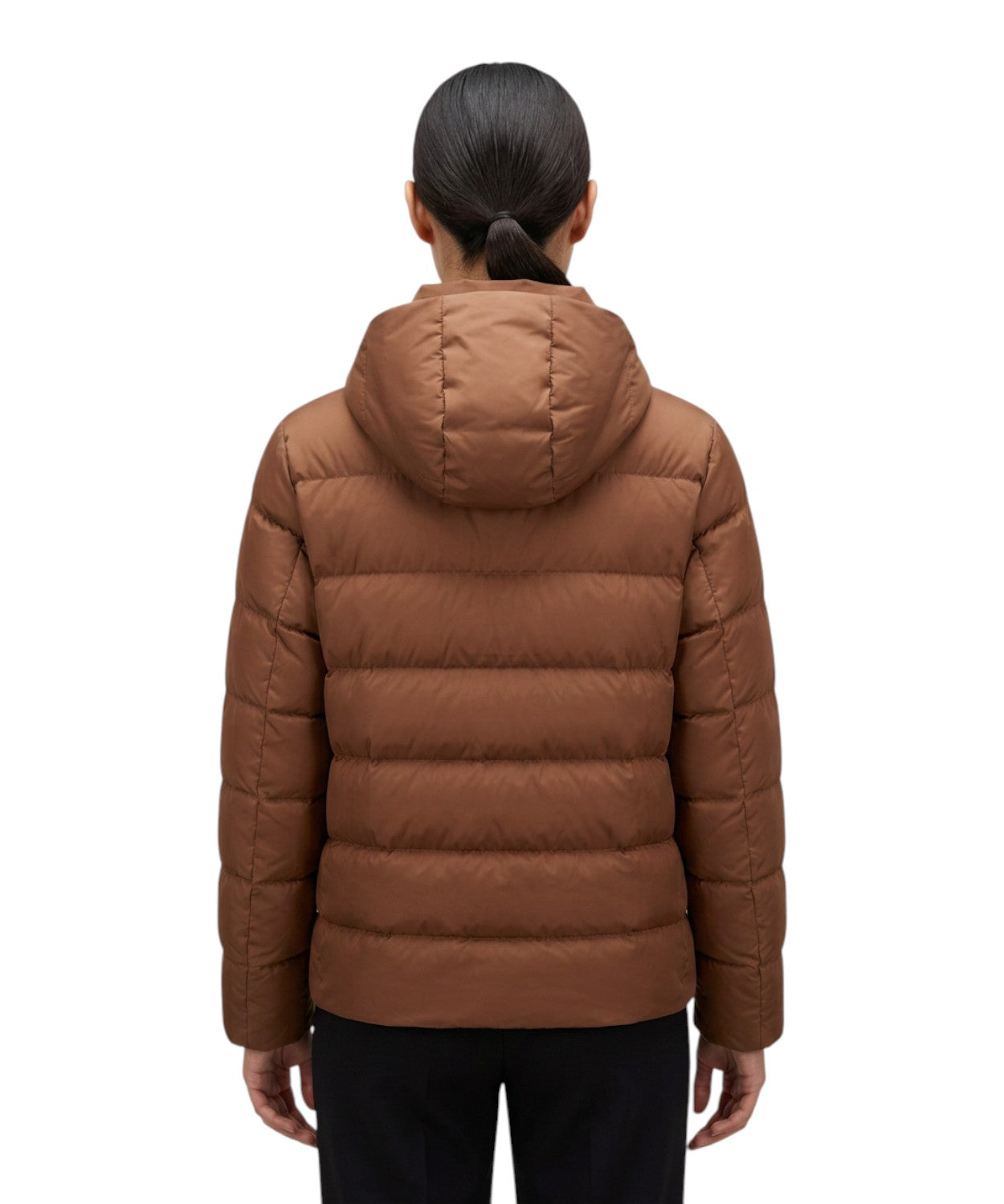 Piumino Midi Cangiante MM Max Mara in Nylon Tecnico