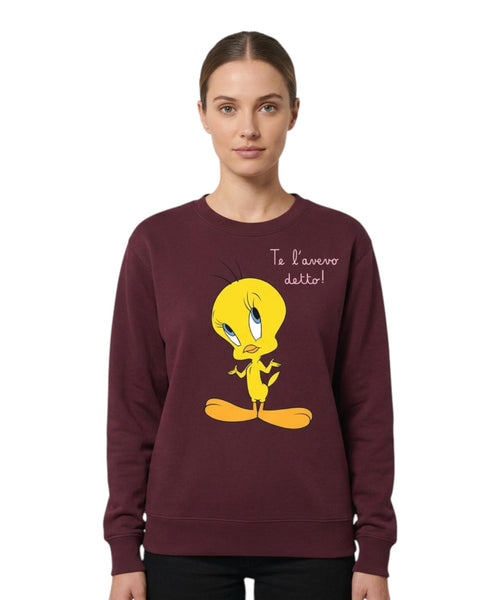 Sweatshirt Stardust avec imprimé Tweety