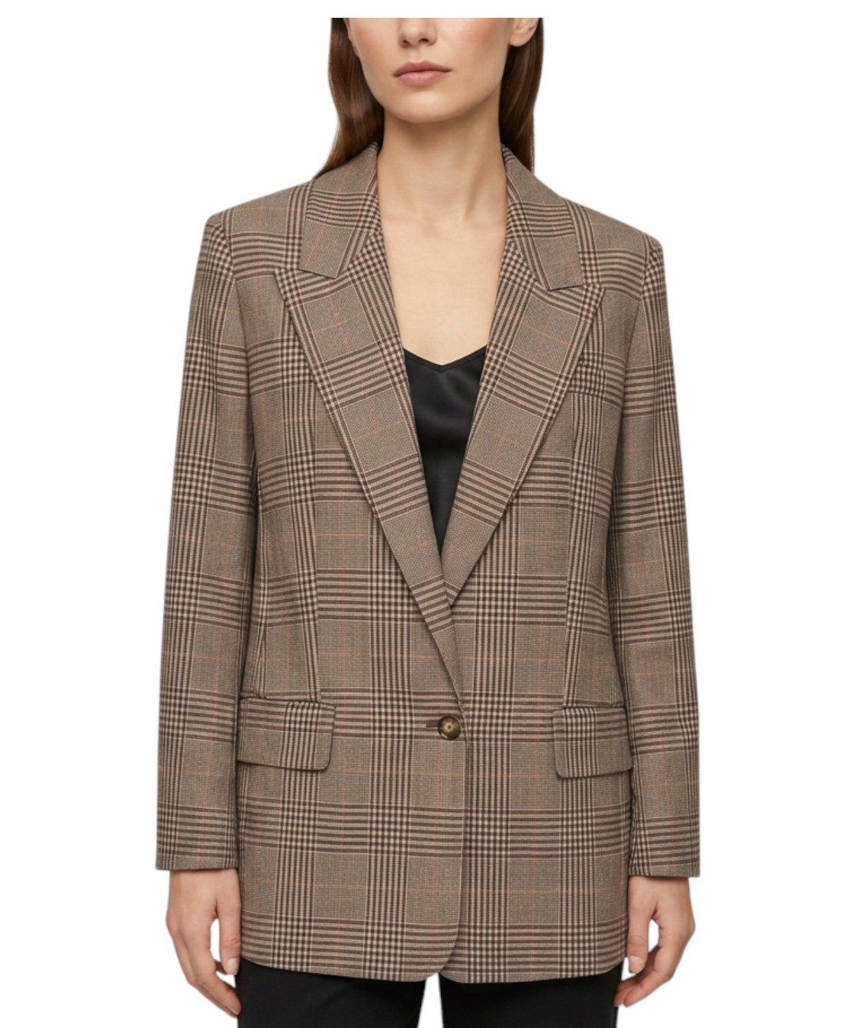 Blazer Marella Ludente a Quadri Monopetto
