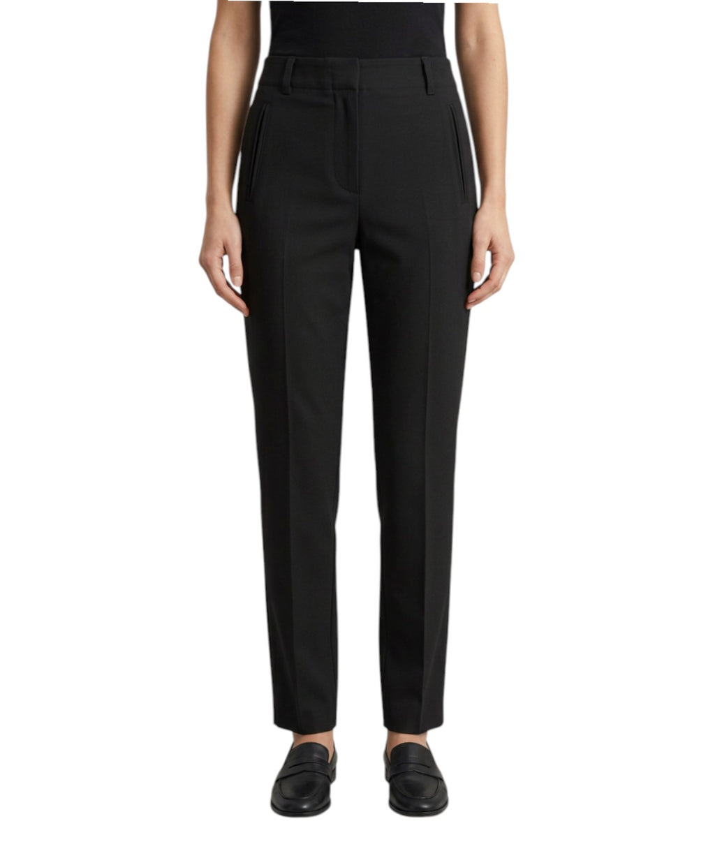 Pantalone Slim Fit EPOCA in Twill Stretch con Vita Alta