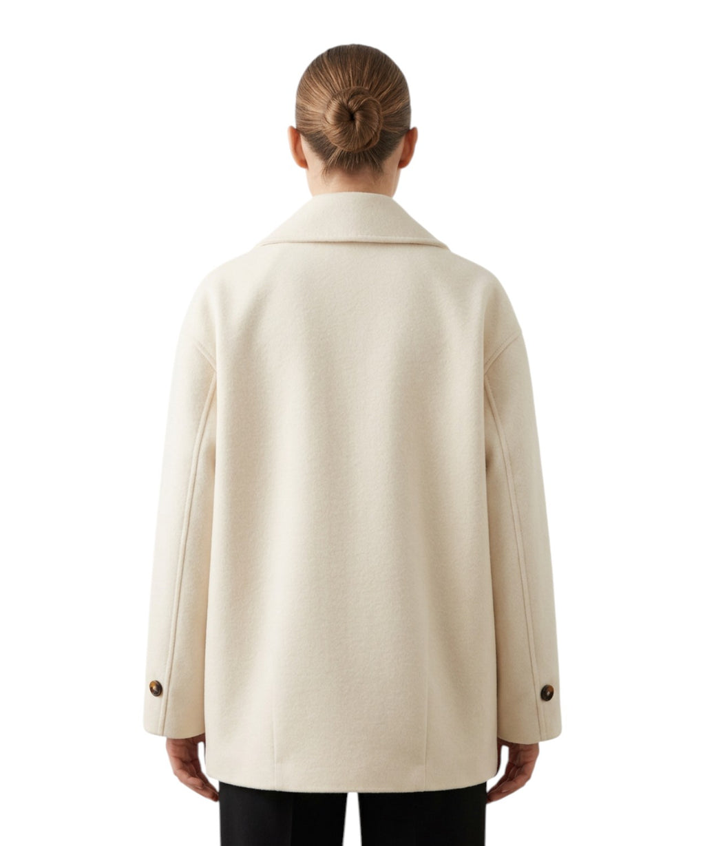 Blouson Donna in Misto Lana Doppiopetto