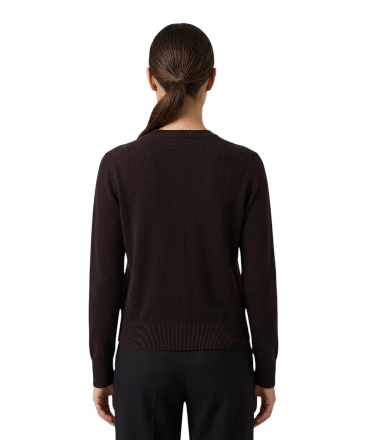 Cardigan SIERRA in Cashmere Tinta Unita con Bottoni