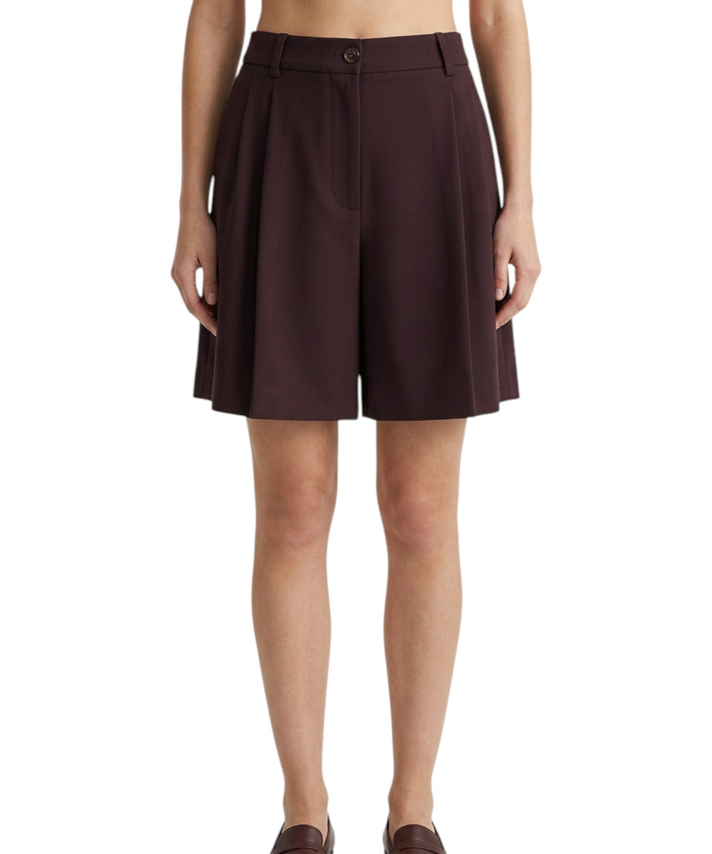 Shorts Pinko Shetana Eleganti con Piega Centrale