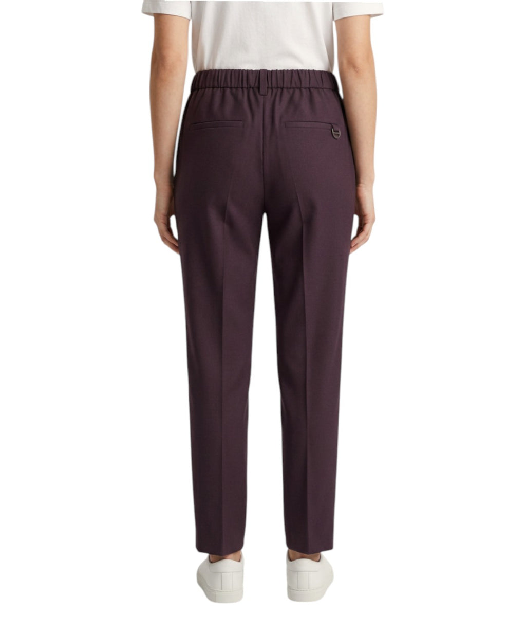 Pantaloni UGGISO con Elastico in vita in lana vergine
