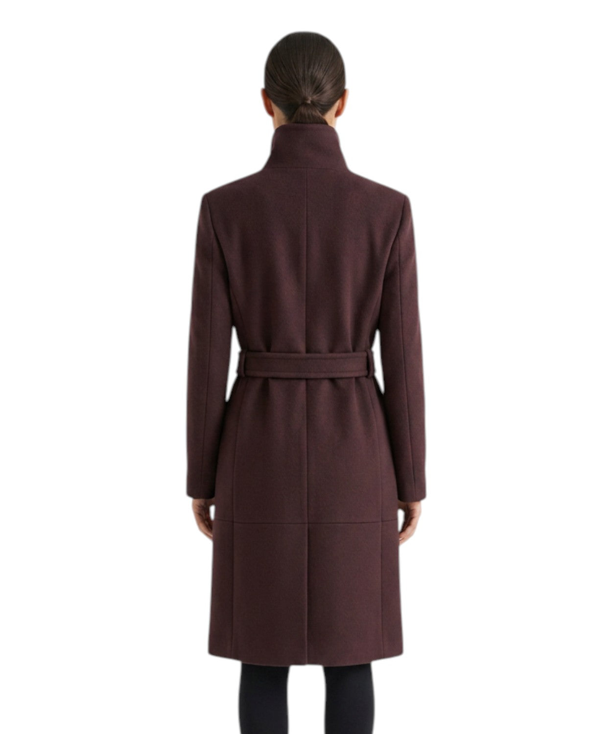 Cappotto Pinko Citiso Donna in Panno Doppio con Cintura