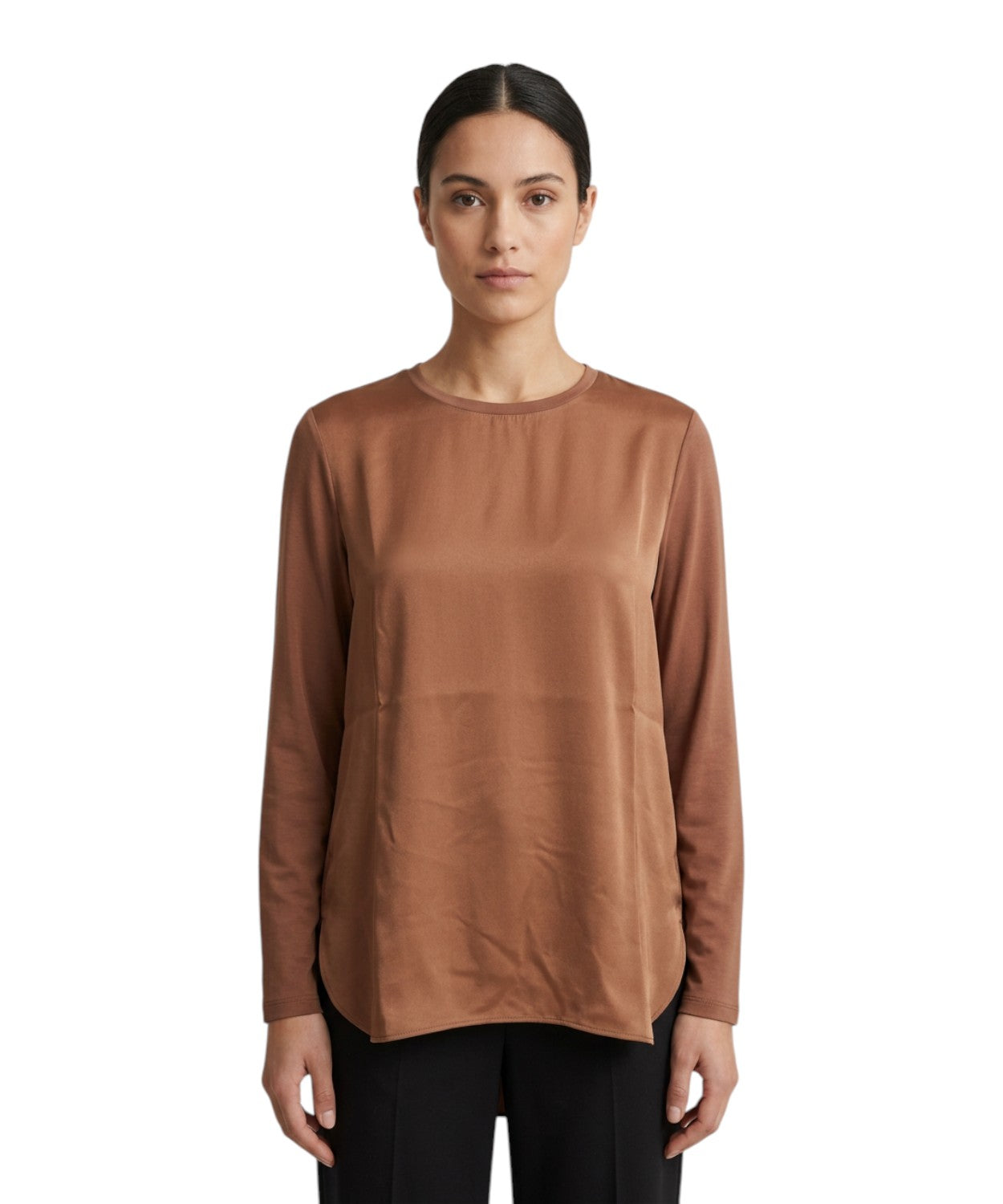 Maglia FOLK MM Max Mara in cotone lucido per donna