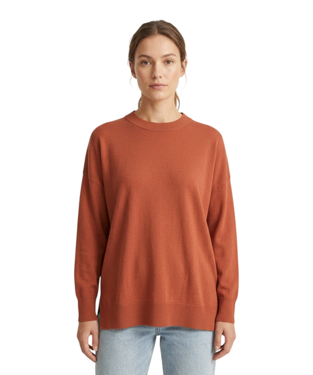 Maglione Marella Baffo in Filo di Cotone per Donna