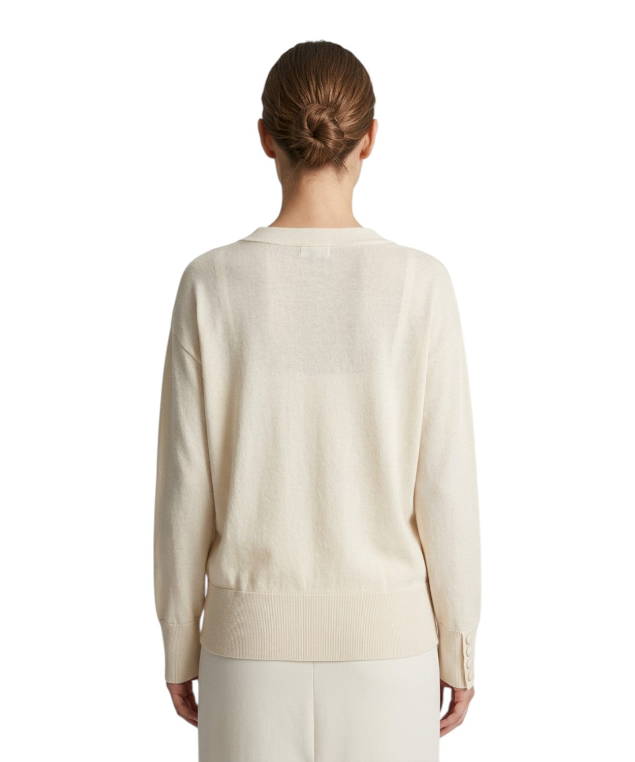 Maglia Marella FACELLA in filo di Cotone con Scollo a V