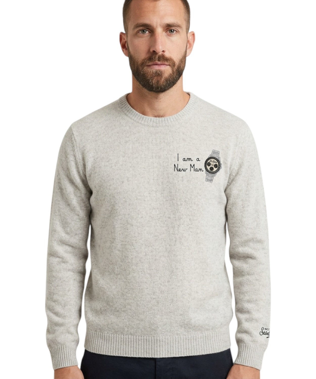 Pull Heron Light avec broderie "Sommelier..."