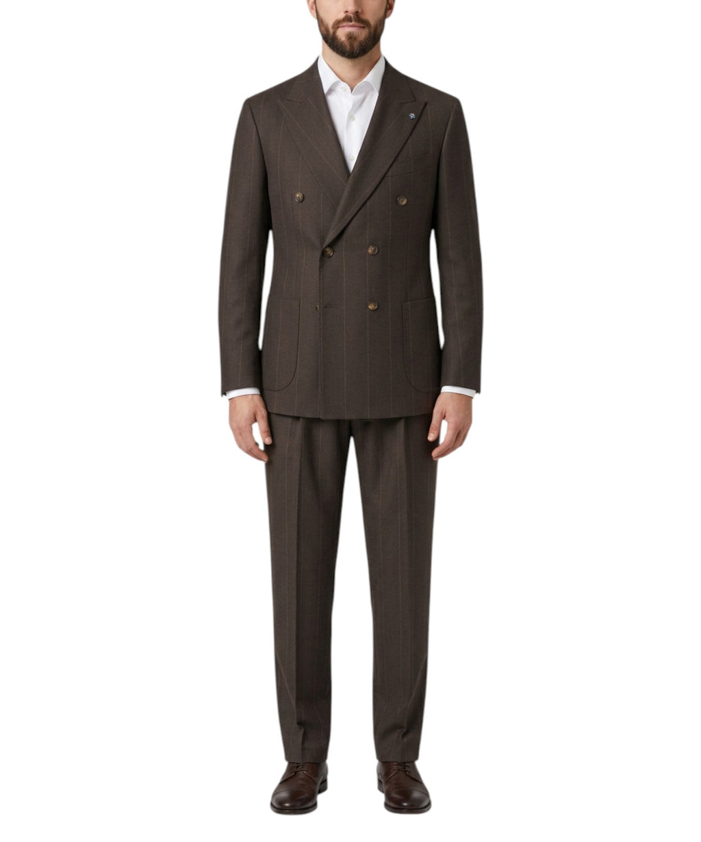 Abito Uomo Bharnaba Gessato Elegante Drop 7
