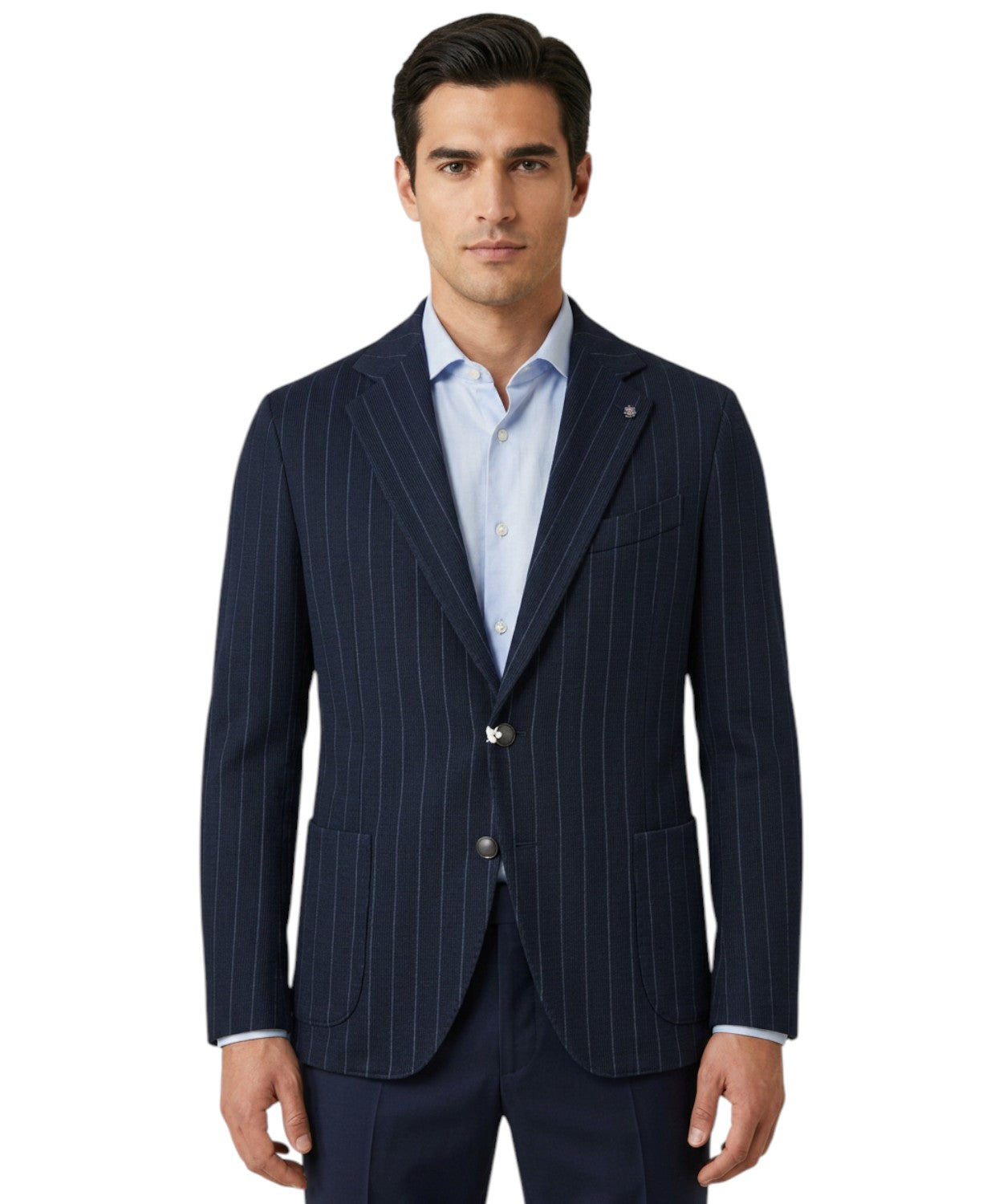 Giacca Uomo Bharnaba in Maglia Gessata
