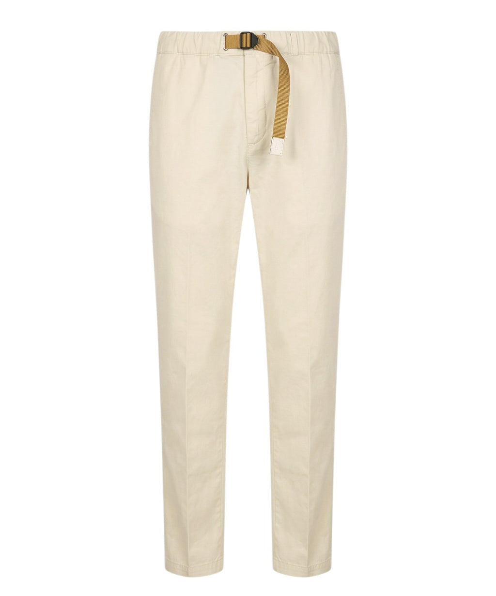 Pantalon GREG Homme White Sand avec Élastique à la Taille
