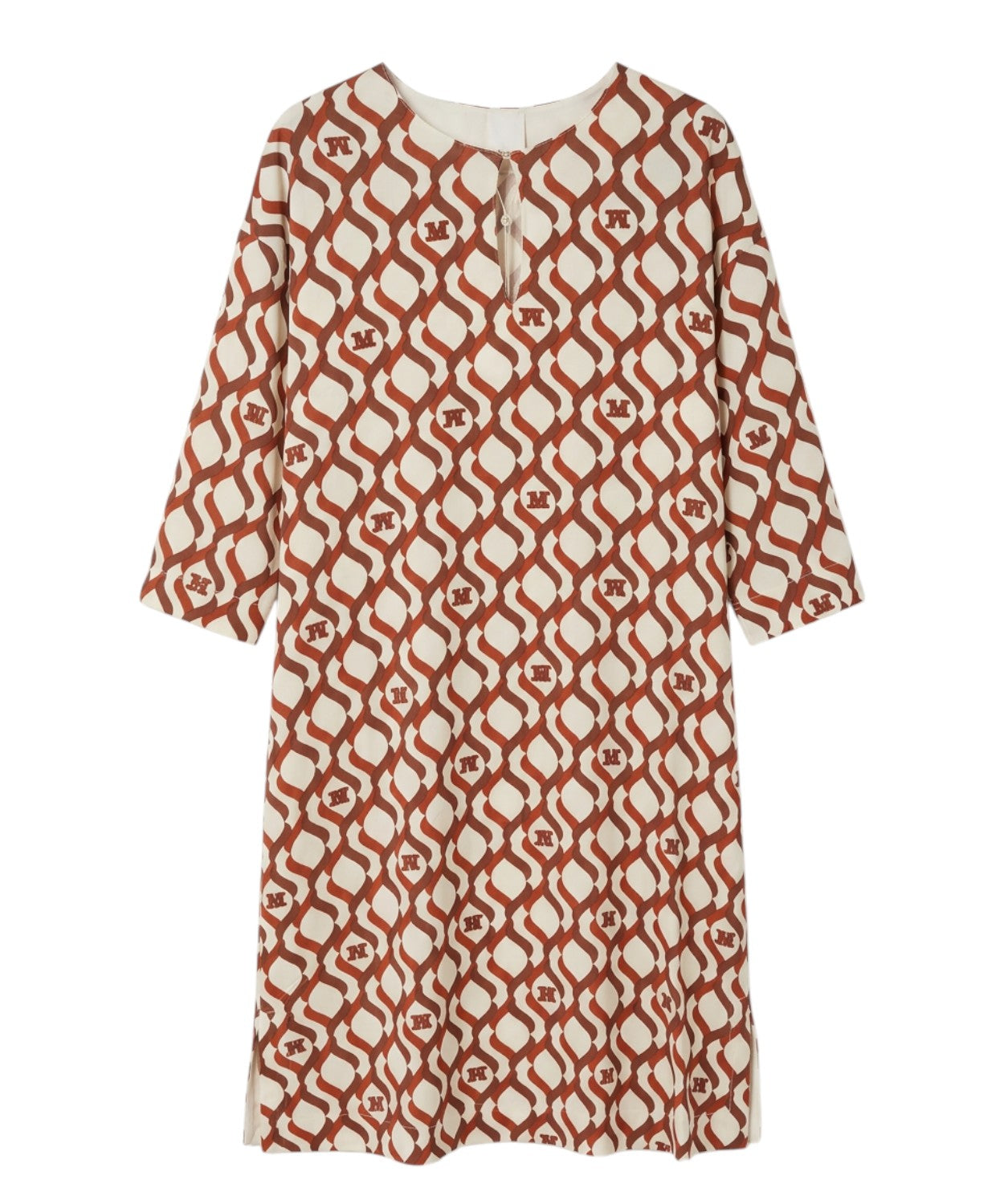 Robe Max Mara Beachwear pour l'été avec motif jacquard
