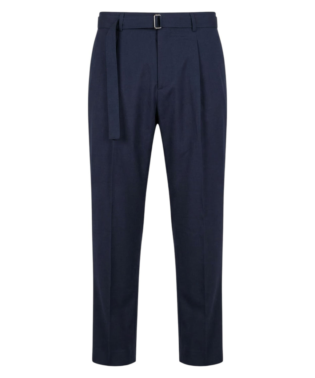 Be Able pantalon homme élégant avec boucle et pli central