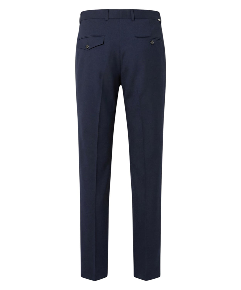 Be Able pantalon homme élégant avec boucle et pli central