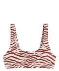 Top bikini femme crinkle Naima bralette Mc2 Saint Barth