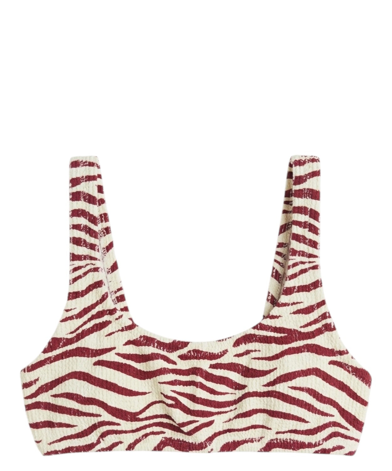 Top bikini femme crinkle Naima bralette Mc2 Saint Barth