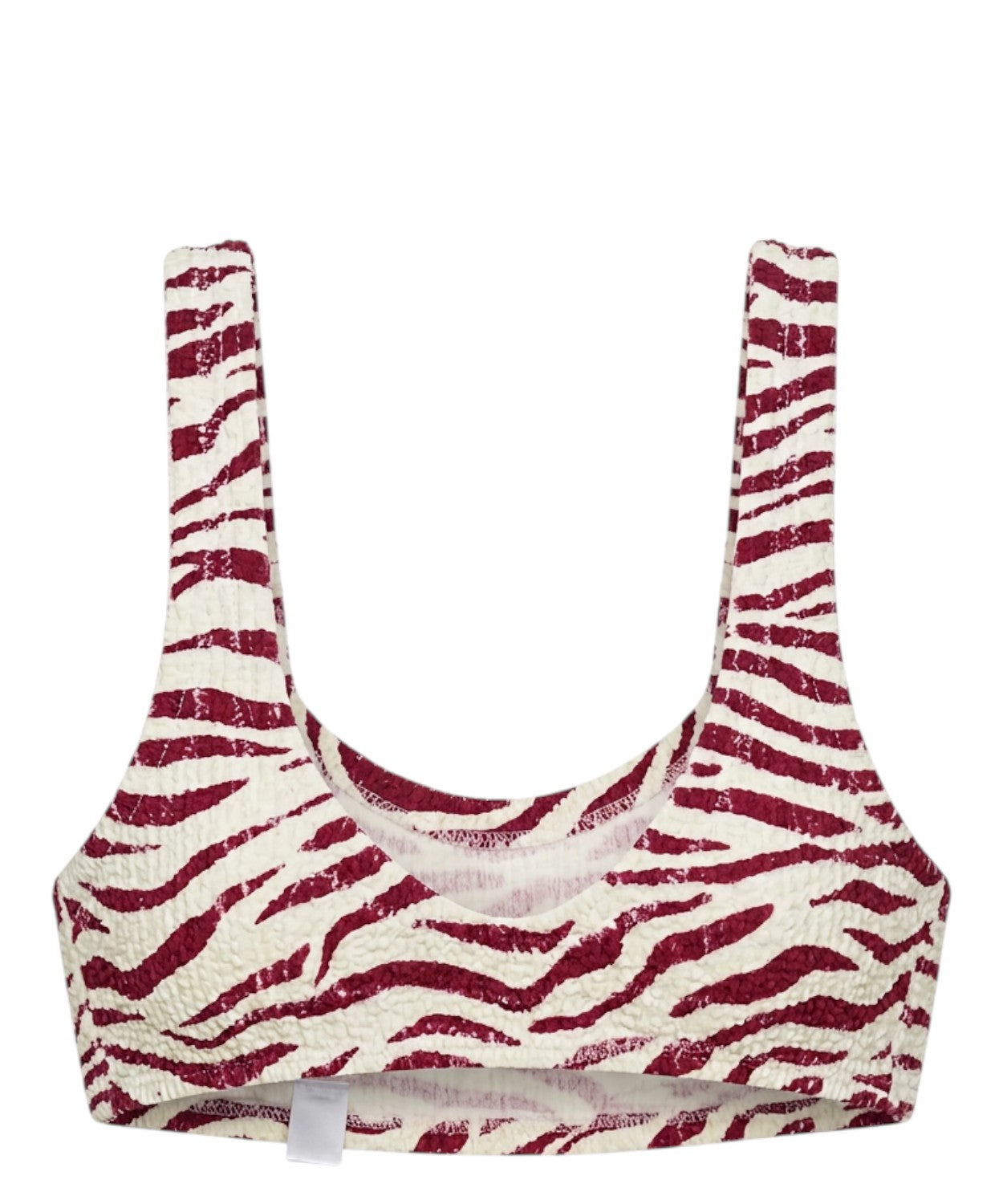 Top bikini femme crinkle Naima bralette Mc2 Saint Barth