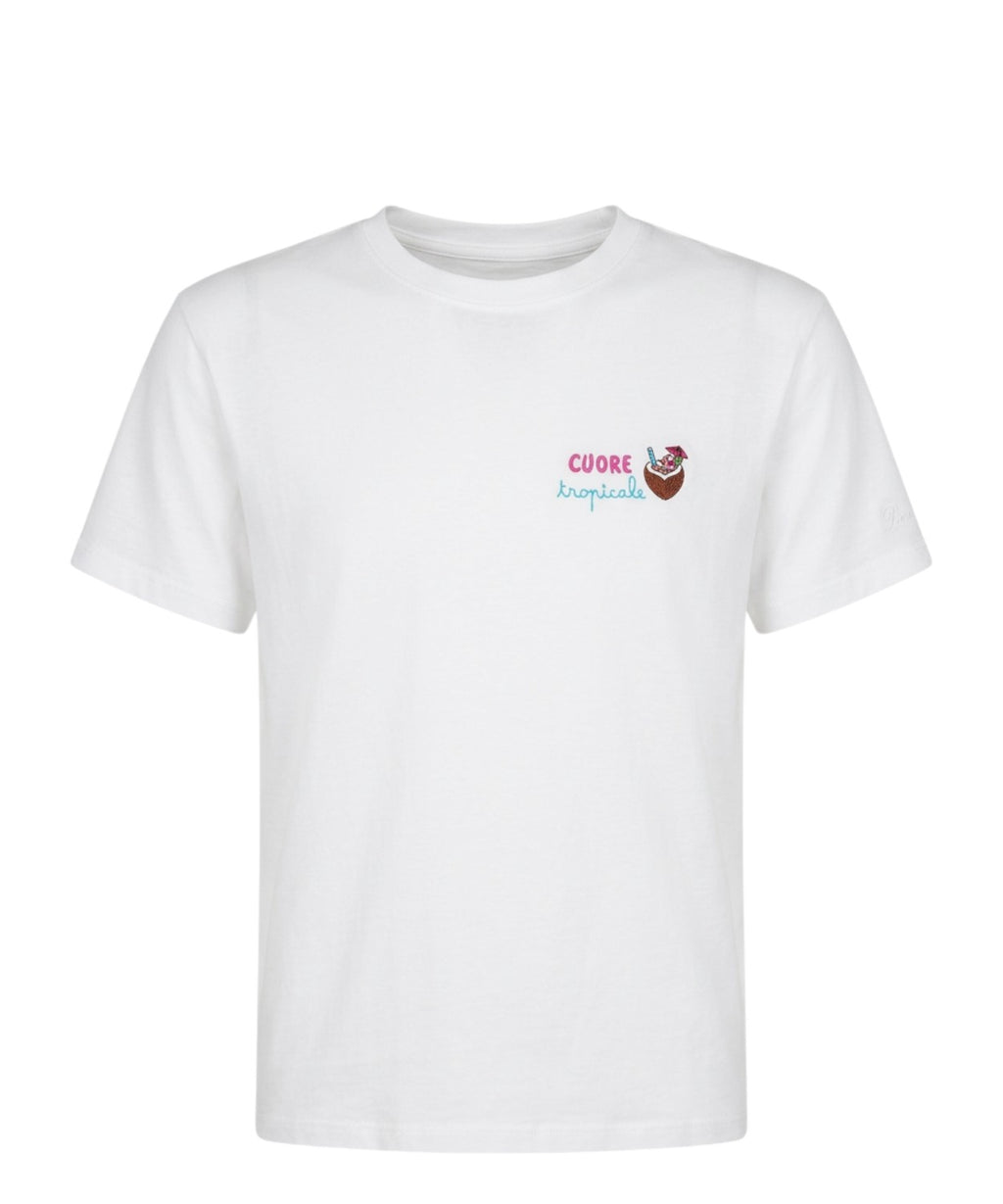 T-shirt Emilie MC2 Saint Barth avec broderie