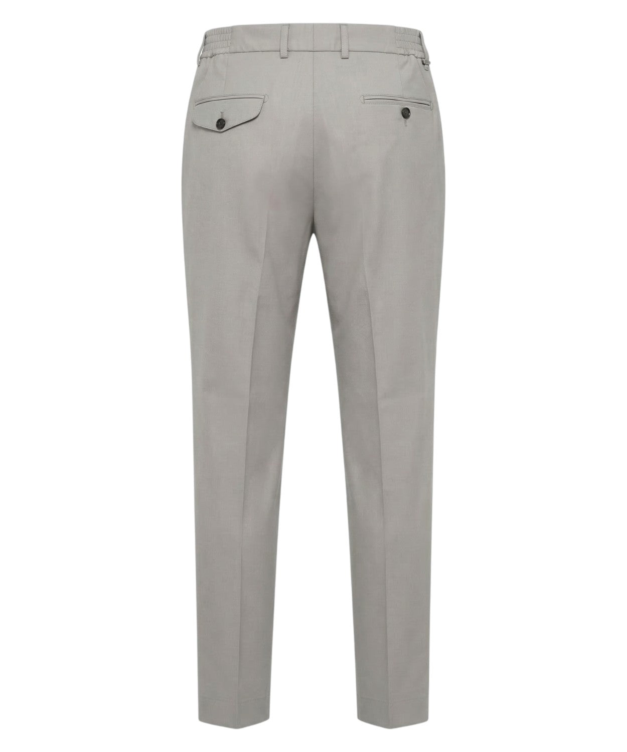 Pantalone Uomo Grigio Doppia Pince Be Able Sammy