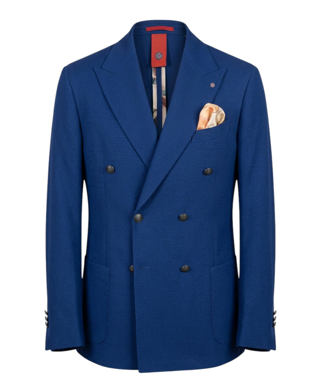 Veste homme Bharnaba Gunkan stretch à double boutonnage