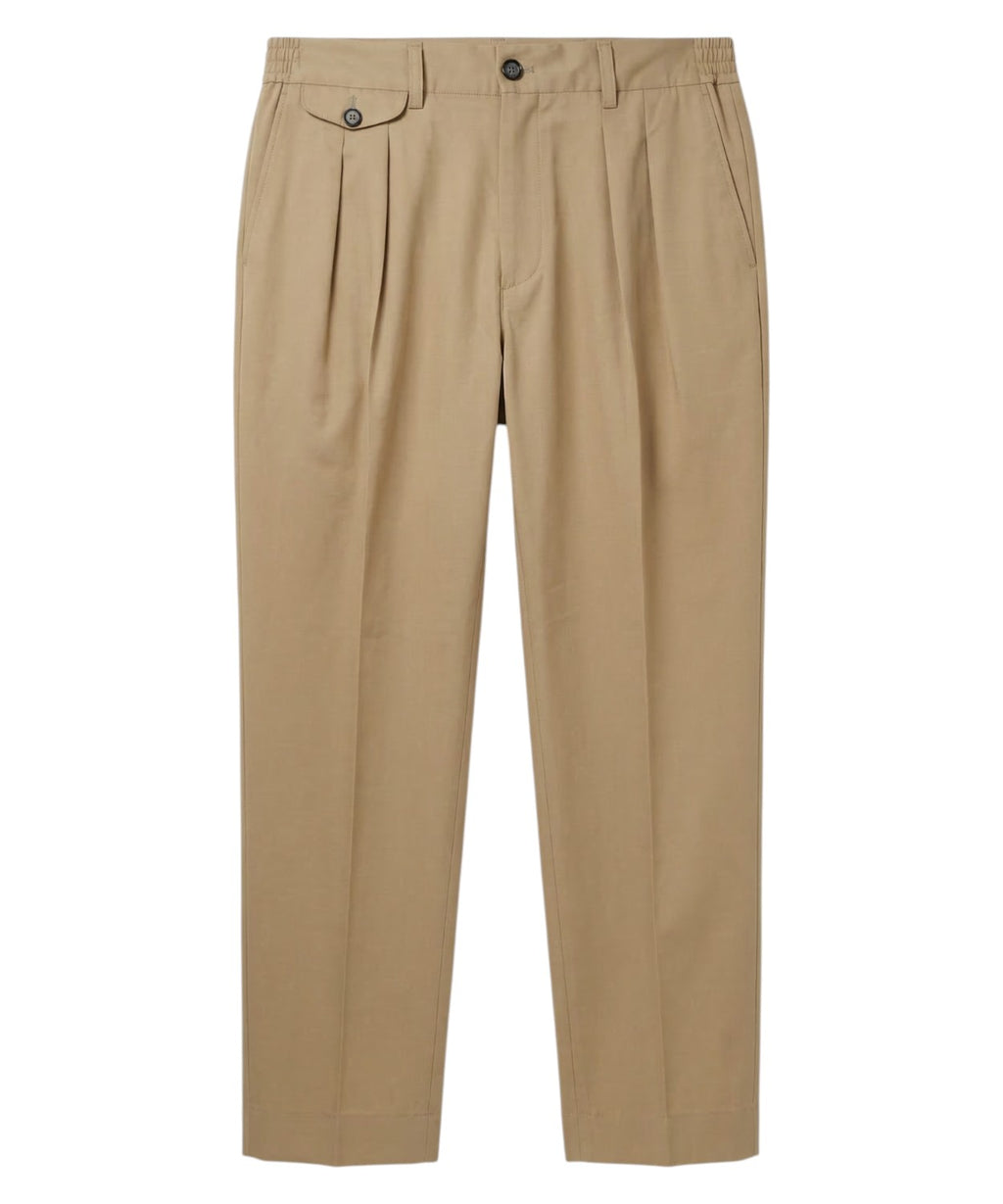 Pantalon homme Be Able Sammy beige à double pince