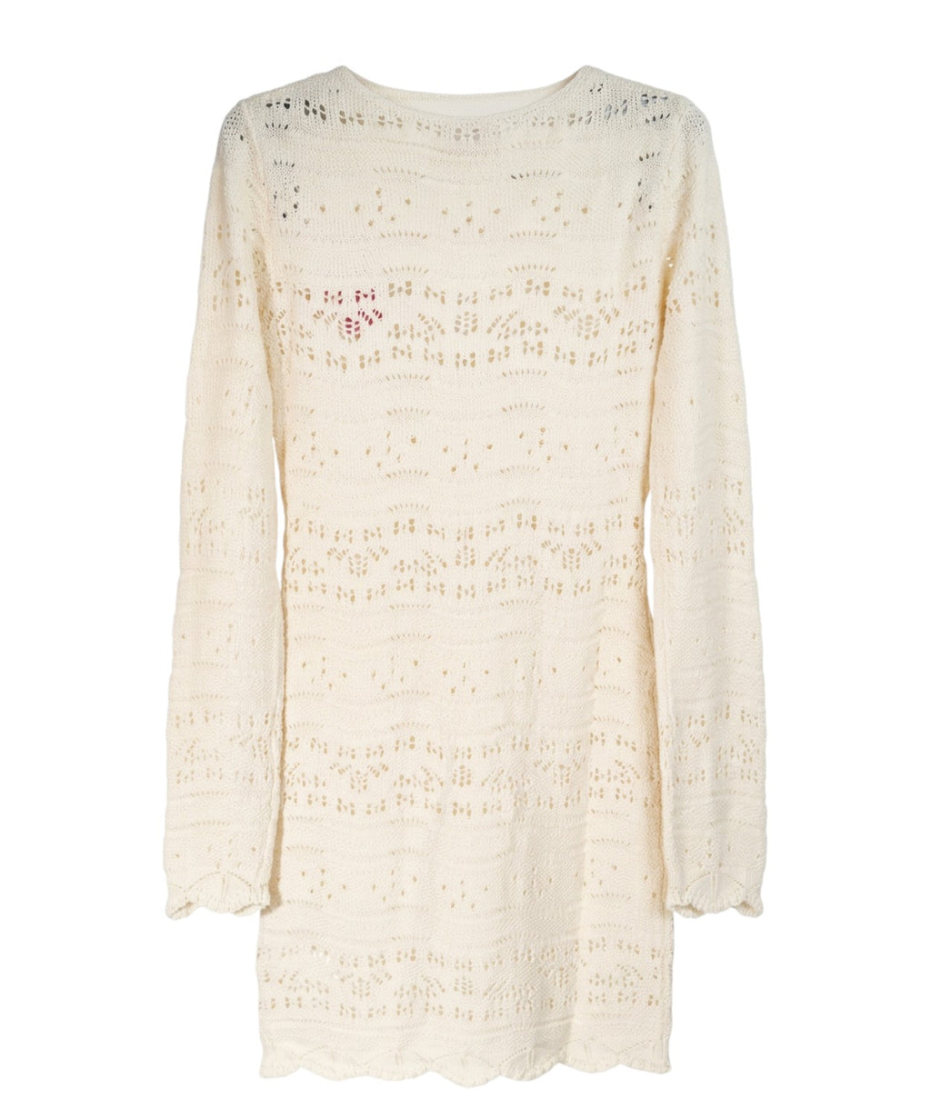 Robe femme ajourée MC2 Saint Barth Ilany avec petits boutons