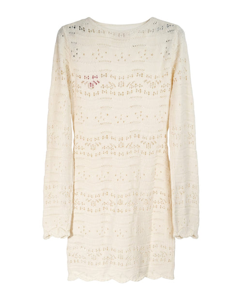 Robe femme ajourée MC2 Saint Barth Ilany avec petits boutons