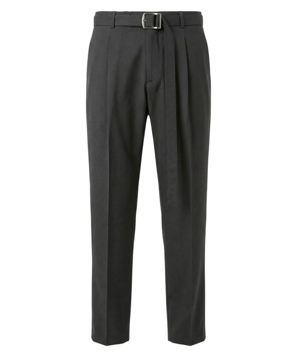 Pantalon Homme Noir Be Able avec Boucle et Pli Central